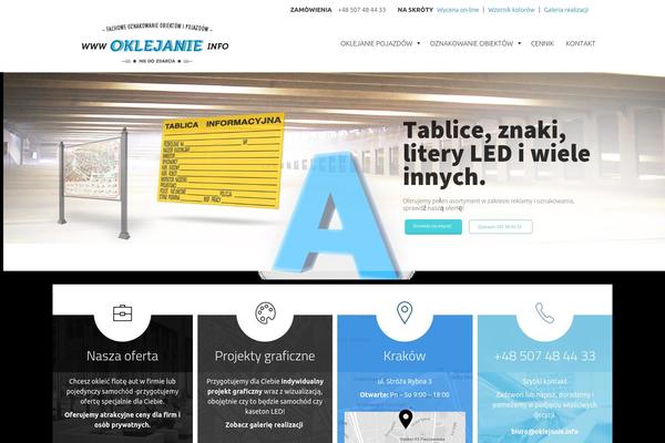 Enjooy theme site design template sample