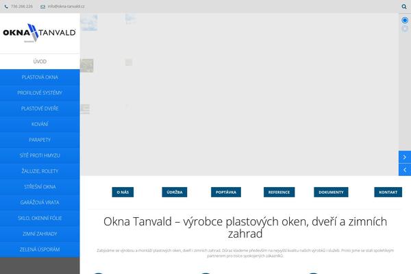 Vertikal theme site design template sample
