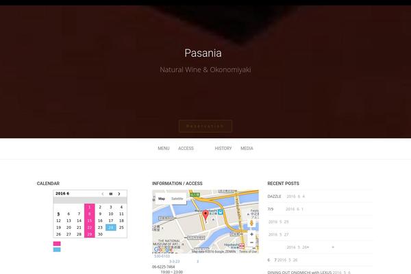 Confit-wpcom theme site design template sample