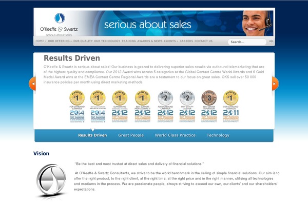 Site using WP Testimonials with rotator widget plugin