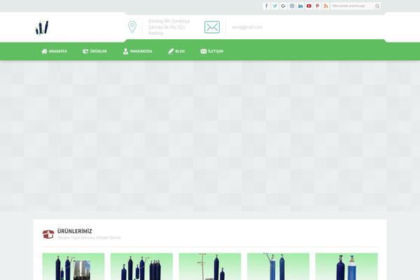 Yakamoz theme site design template sample