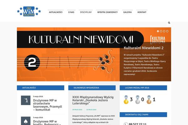 Buntington theme site design template sample