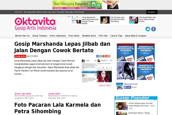 Celebrity Gossip theme websites examples