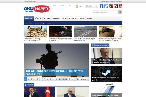 Newspaper theme site design template sample