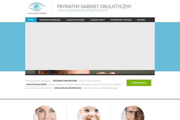 Doctor theme site design template sample