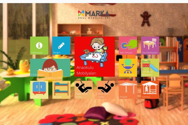 Metrika theme site design template sample