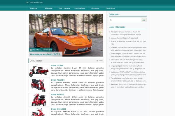 Mercan.v2 theme site design template sample