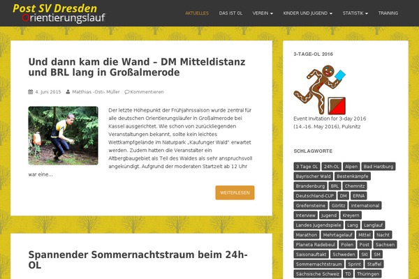 OnePress theme site design template sample