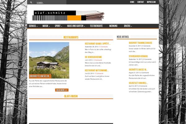 Magnus theme site design template sample