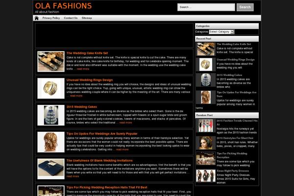 Do’a Ibu theme site design template sample