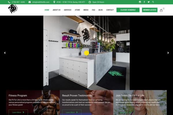 Site using Strong Testimonials plugin
