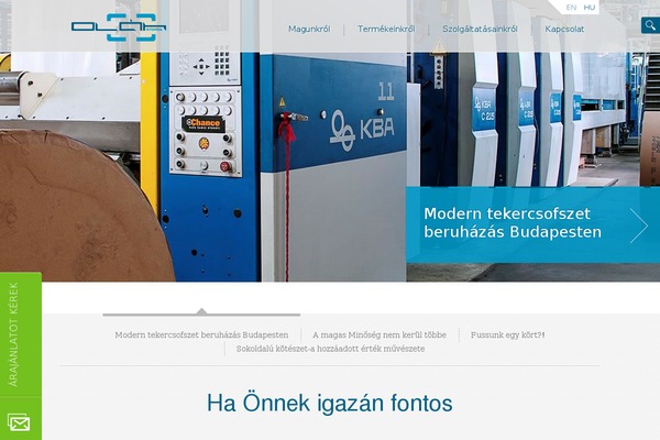 olahnyomda.hu site used Frontheme