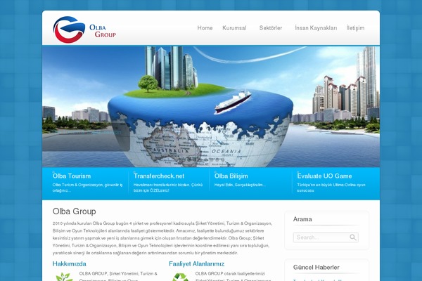 Ecobiz theme site design template sample