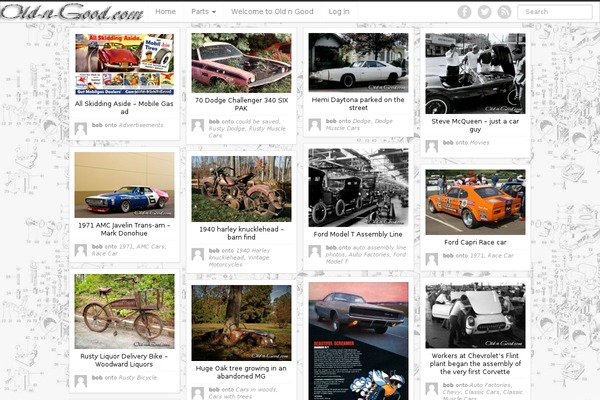 iPin theme site design template sample