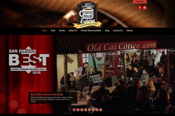 oldcalcoffee.com site used Dine & Drink