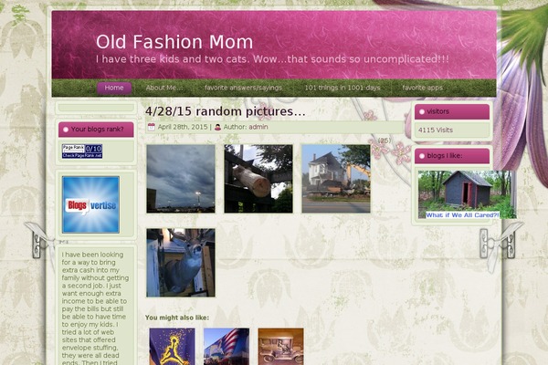 oldefashionmom.com site used Bumbleberry