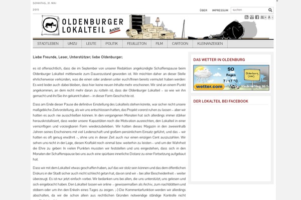 Tribune theme site design template sample