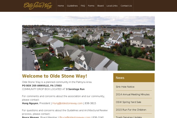 oldestoneway.com site used Osw