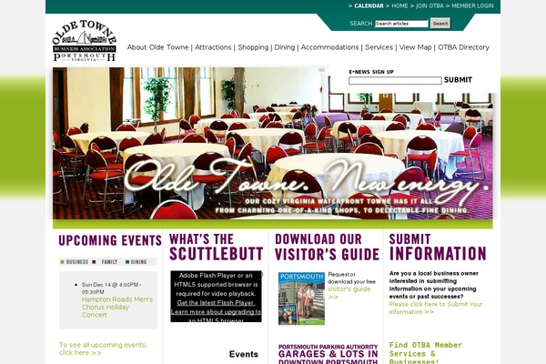 Site using Events Manager plugin