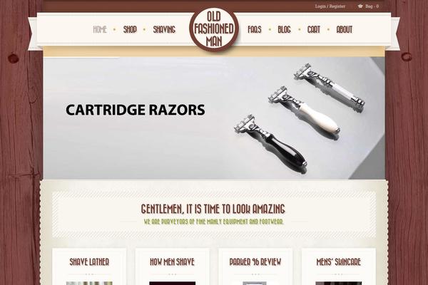 Retro theme site design template sample