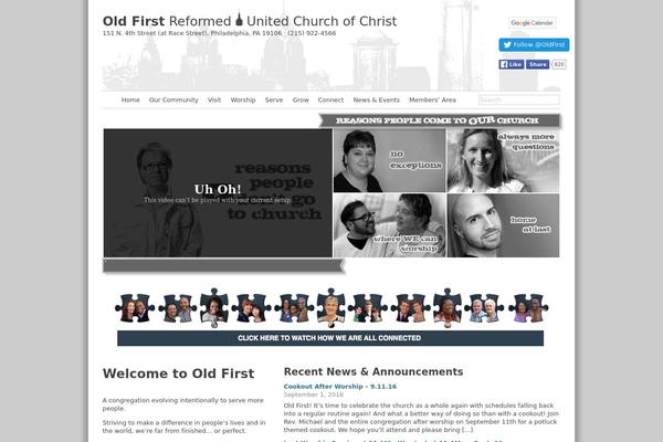oldfirstucc.org site used Reasons