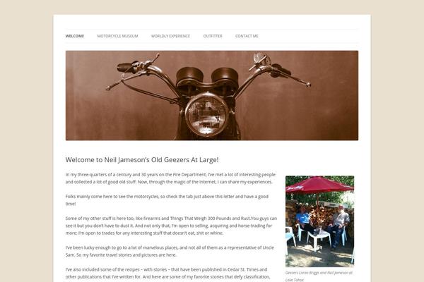 oldgeezersatlarge.com site used Twenty Twelve