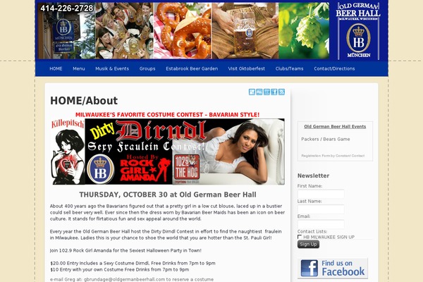 Site using Facebook-events plugin
