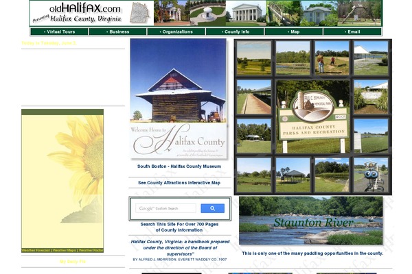 oldhalifax.com site used Worldnet-theme