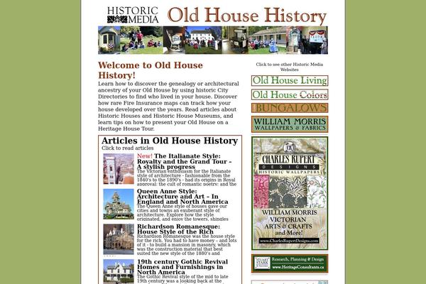 oldhousehistory.com site used Oldhouse
