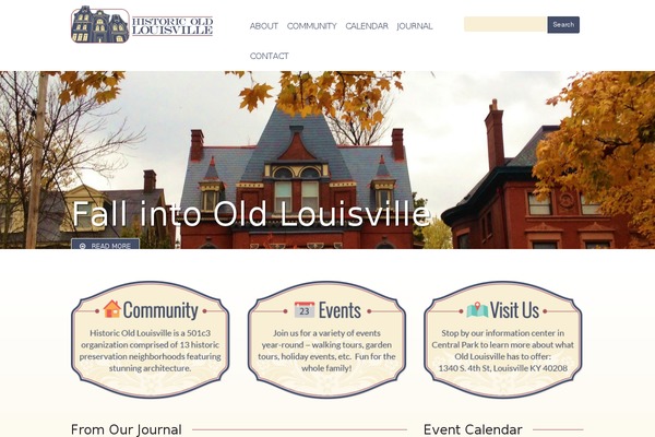 oldlouisville.org site used Oldlou