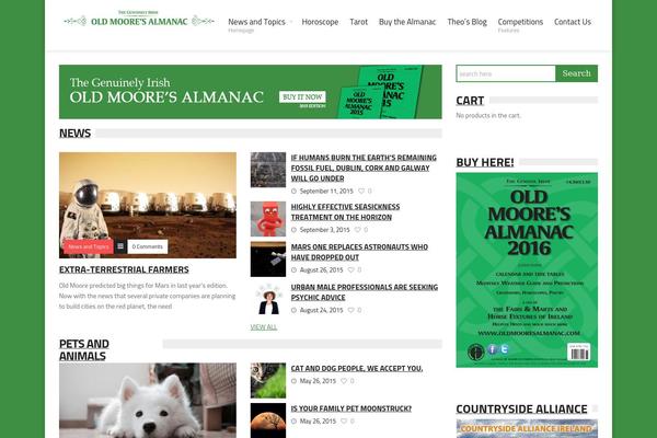 TrendyBlog theme site design template sample