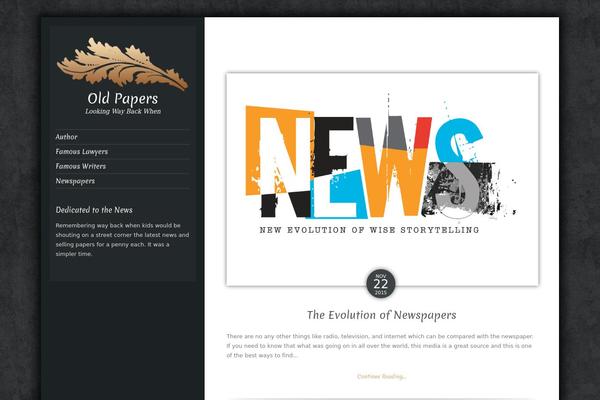 Luminescence Lite theme site design template sample