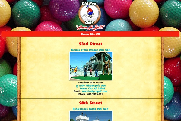 oldprogolf.com site used D3corp