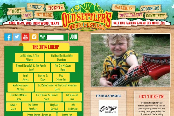 oldsettlersmusicfest.org site used Osmf