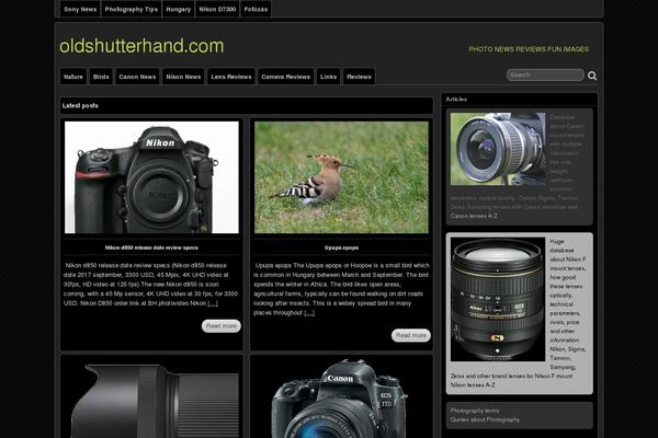 Suffusion theme site design template sample
