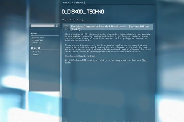 oldskooltechno.com site used Blue-diffusion
