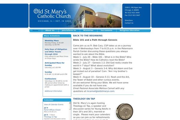 oldstmarys.com site used Osm