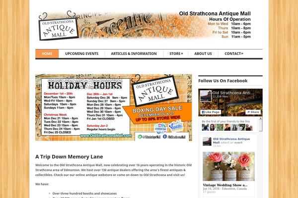 oldstrathconamall.com site used Clock Theme