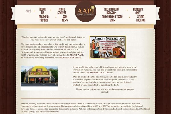 Retro theme site design template sample