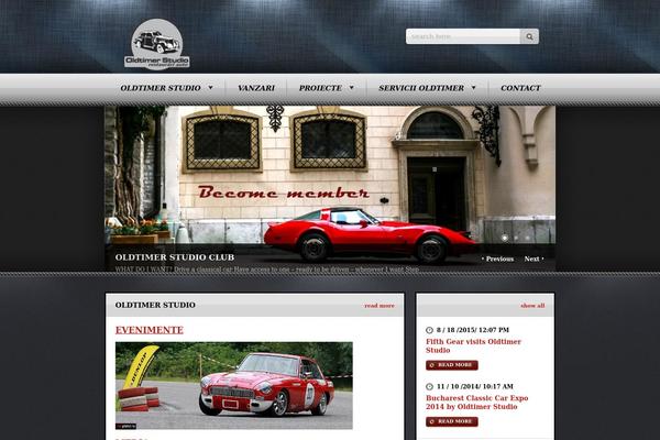 Radial theme site design template sample