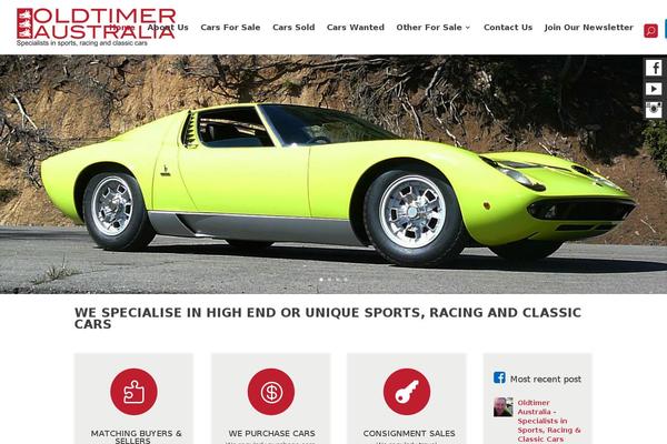 Site using WP Sticky Social plugin
