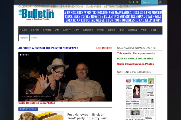 Site using Events Maker by dFactory plugin