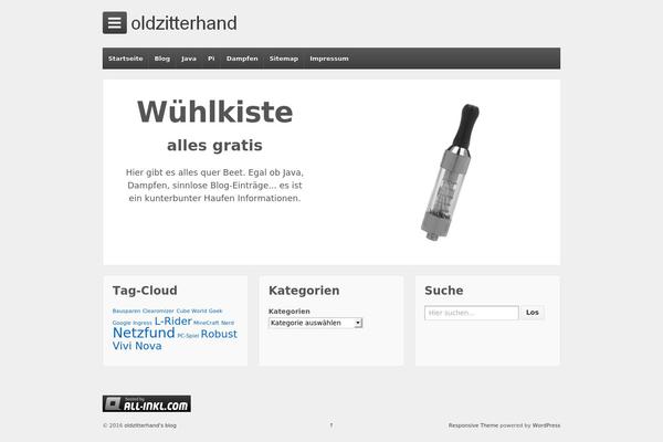 Responsive-child-theme theme site design template sample