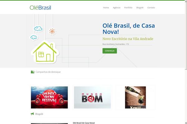 Extensio theme site design template sample