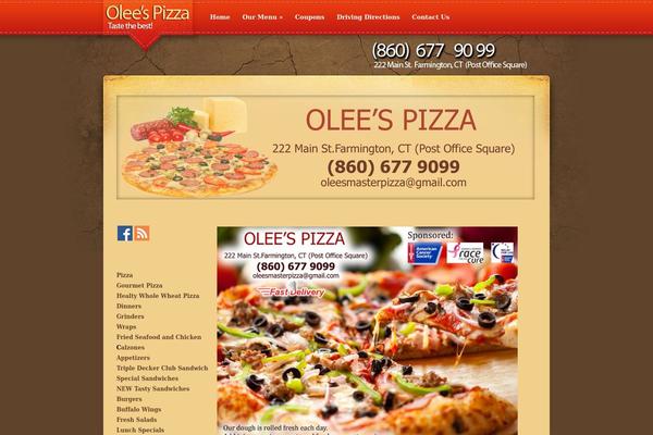 eBusiness theme site design template sample