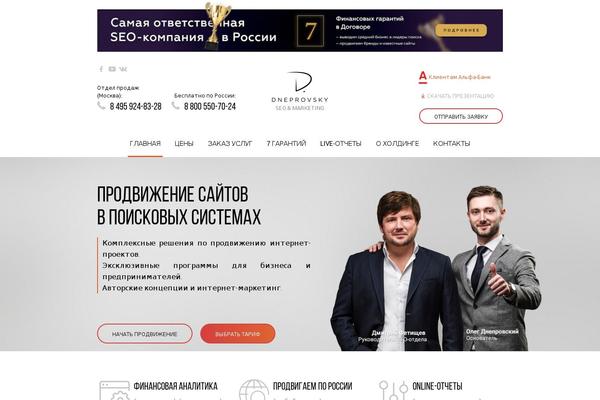 Savvy theme site design template sample