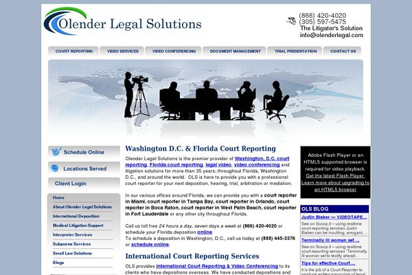 Site using Email newsletter plugin
