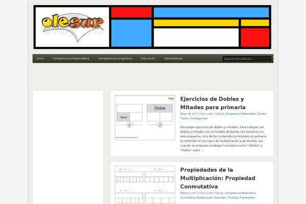 Customizr theme site design template sample