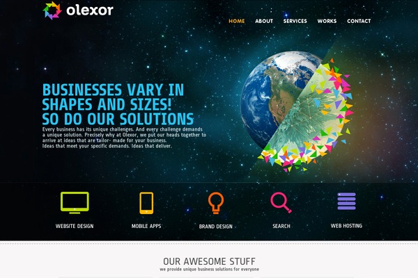 Bota theme site design template sample
