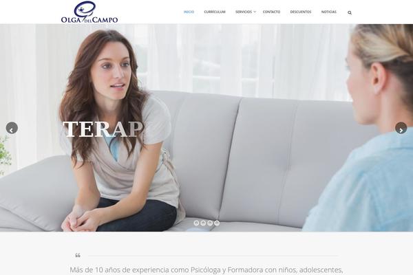 Care theme site design template sample